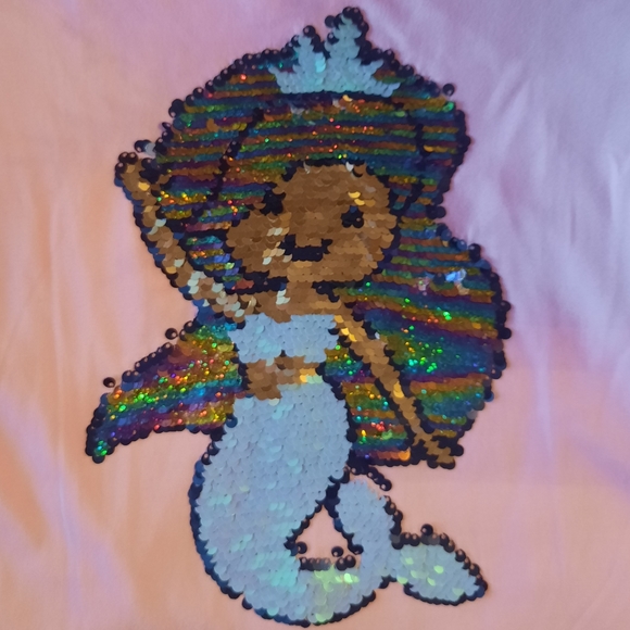 Girls 2pc Matching Set - Mermaid/ Pink TieDye - Size 7-8 - Boutique Set - Picture 4 of 8